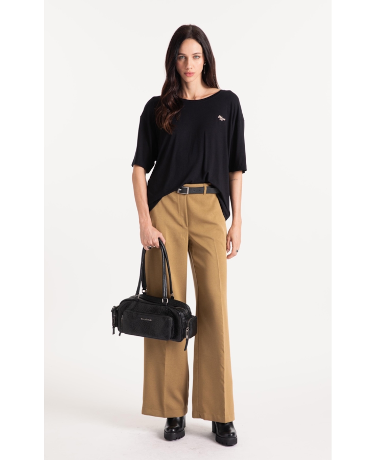 Calça Lilla Patte D`eph Buttons Ocre